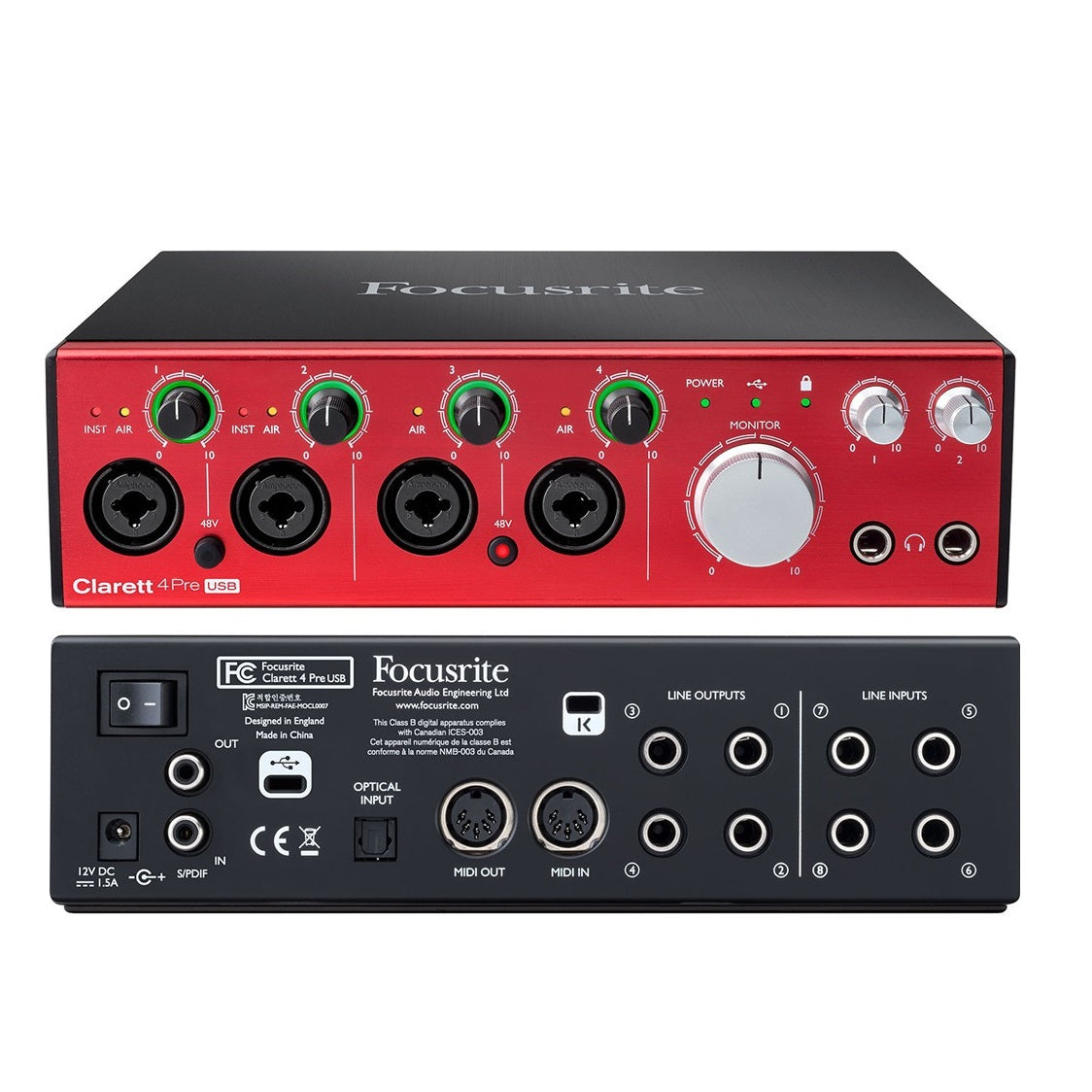 Focusrite Clarett+ 4Pre USB