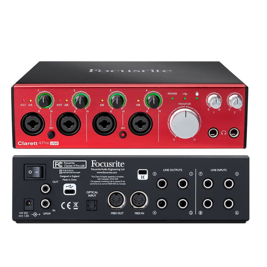 Focusrite Clarett+ 4Pre USB
