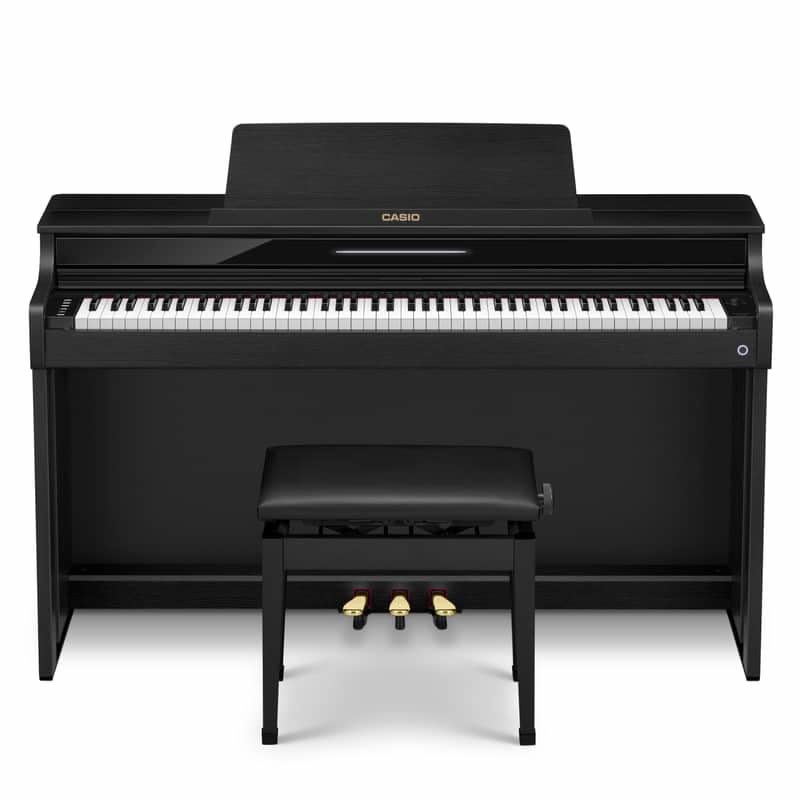 Piano de Mueble Casio Celviano AP-550 Negro 88 Teclas Acción de Martillo con Silla