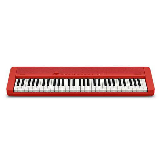 Teclado Casio Casiotone CT-S1 Rojo Con Adaptador